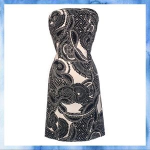 A.B.S. by Allen Schwartz Strapless Paisley Mini